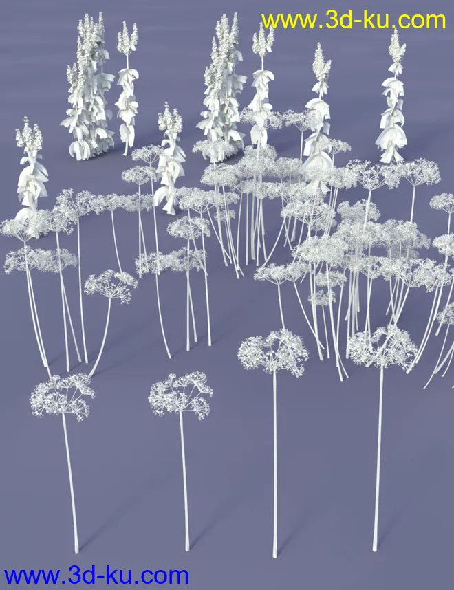 Wasteland Plants and Weeds - Low Resolution Instant Ecosystems模型的图片11