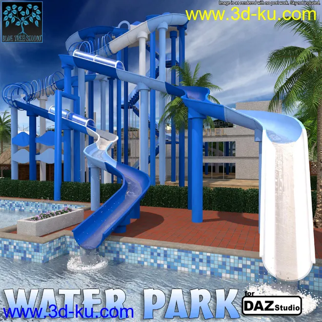 Water Park for Daz Studio模型的图片1