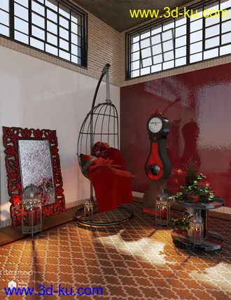3D打印模型Wicked Industrial Chateau Chic Furniture的图片