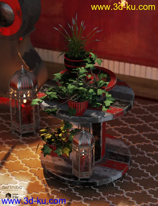 Wicked Industrial Chateau Chic Furniture模型的图片3
