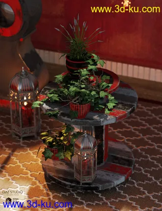 3D打印模型Wicked Industrial Chateau Chic Furniture的图片