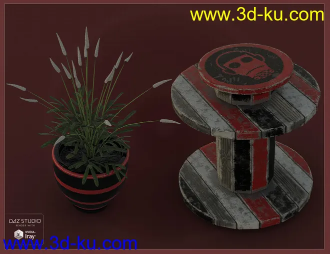 Wicked Industrial Chateau Chic Furniture模型的图片4
