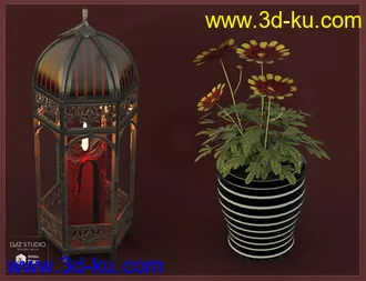 3D打印模型Wicked Industrial Chateau Chic Furniture的图片