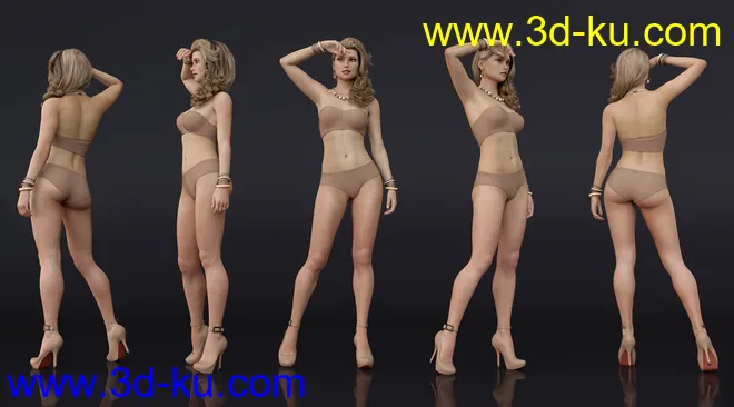 Wilder HD for Genesis 3 and 8 Female模型的图片7