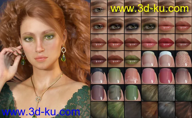 Wilder HD for Genesis 3 and 8 Female模型的图片9