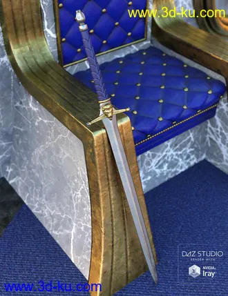 3D打印模型Winterblack Hall Throne Room Props的图片