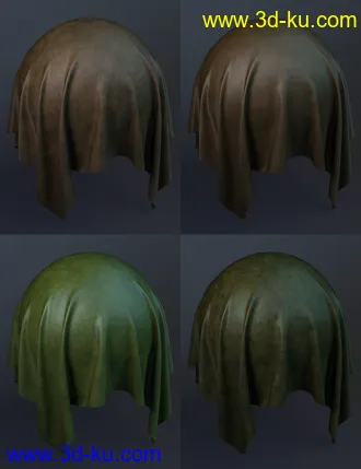 3D打印模型Worn Rough Leather Iray Shaders的图片