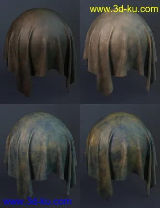 3D打印模型Worn Rough Leather Iray Shaders的图片