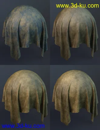 3D打印模型Worn Rough Leather Iray Shaders的图片