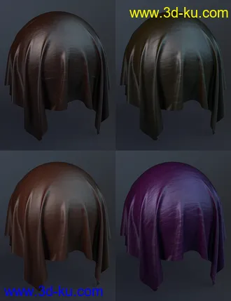3D打印模型Worn Rough Leather Iray Shaders的图片