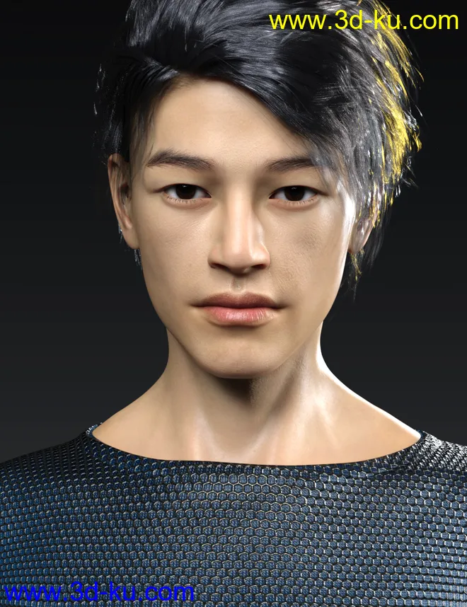 Wufei HD for Genesis 8 Male模型的图片1