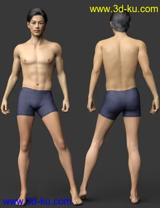 3D打印模型Wufei HD for Genesis 8 Male的图片