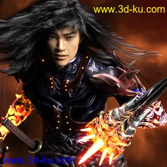 3D打印模型Wufei HD for Genesis 8 Male的图片