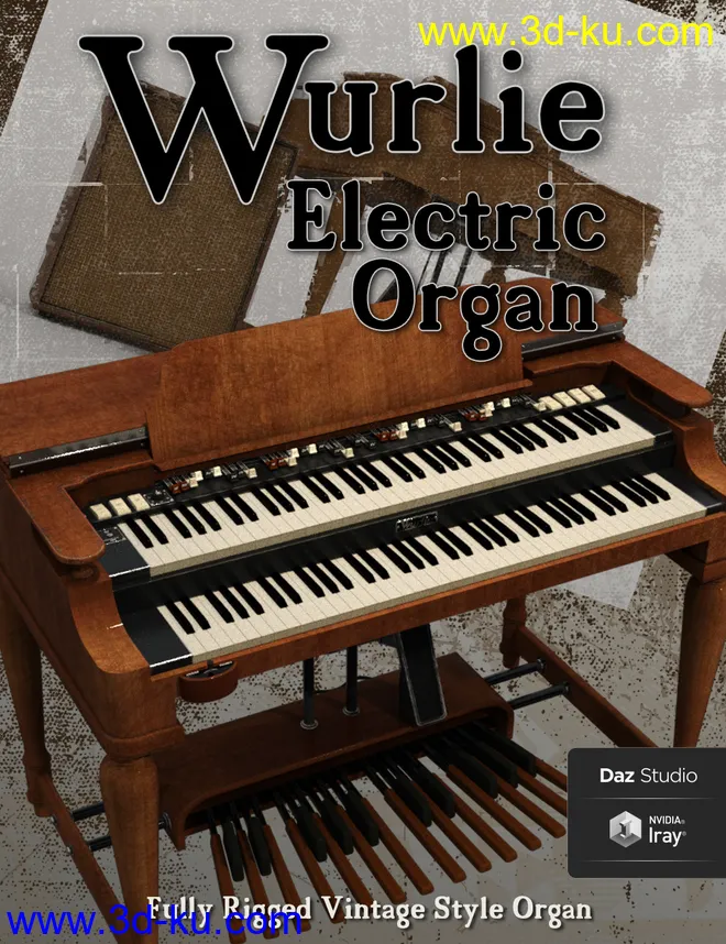 Wurlie Electric Organ模型的图片1