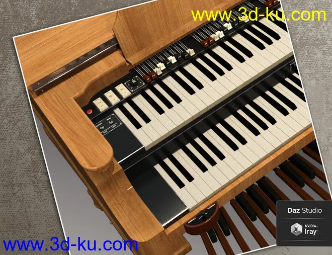Wurlie Electric Organ模型的图片3