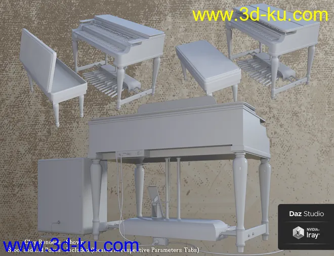 Wurlie Electric Organ模型的图片10