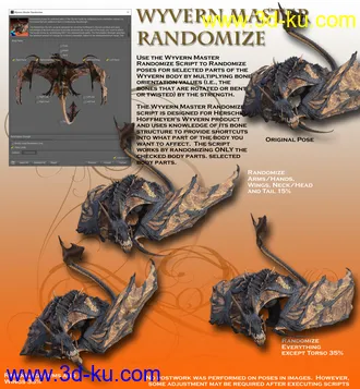 3D打印模型Wyvern Master Pose Control的图片