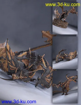 3D打印模型Wyvern Master Pose Control的图片