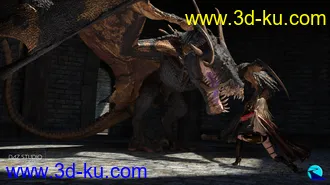 3D打印模型Wyvern Master Pose Control的图片