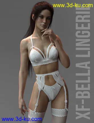 3D打印模型X-Fashion Bella Lingerie Genesis 8 Females的图片