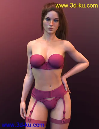 3D打印模型X-Fashion Cute Lingerie for Genesis 8 Female(s)的图片