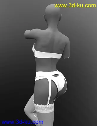 3D打印模型X-Fashion Cute Lingerie for Genesis 8 Female(s)的图片