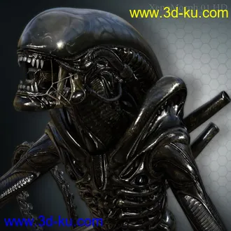3D打印模型XenoMorph 01 HD的图片