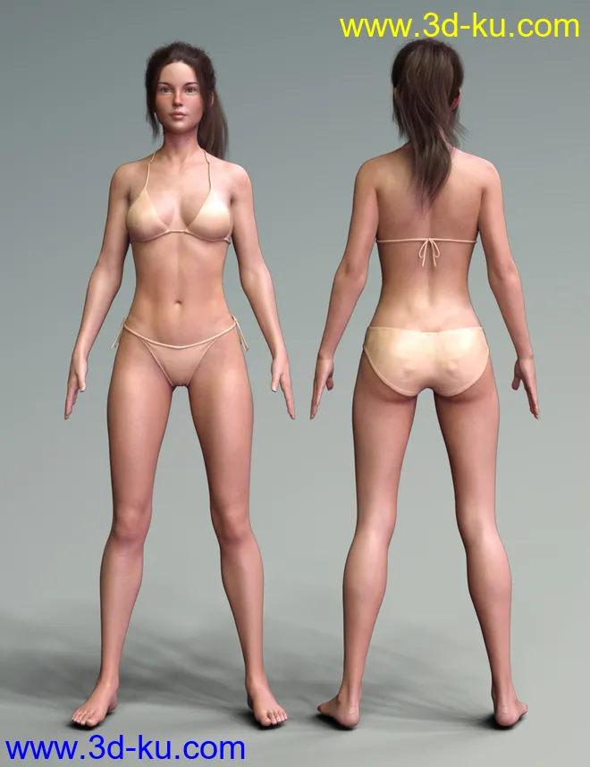 XF-Diana for Genesis 8 Female模型的图片3