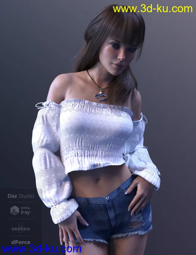 XF-Diana for Genesis 8 Female模型的图片5