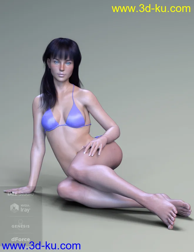 XF-Diana for Genesis 8 Female模型的图片7