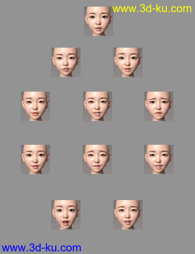 Xiao Yun and Expressions for Genesis 8 Female模型的图片8
