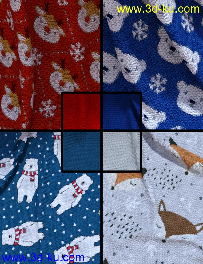 Xmas Knits Iray Shaders模型的图片4