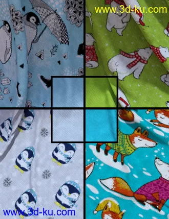 3D打印模型Xmas Knits Iray Shaders的图片