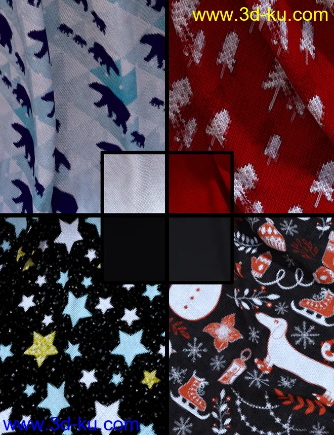 Xmas Knits Iray Shaders模型的图片9