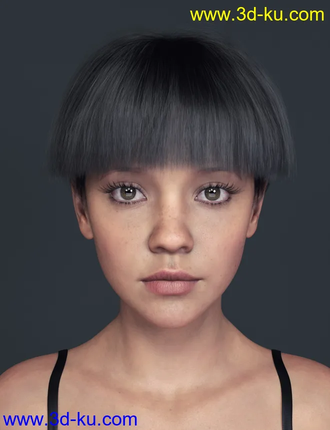 Ying Hair for Genesis 8 Female(s)模型的图片1