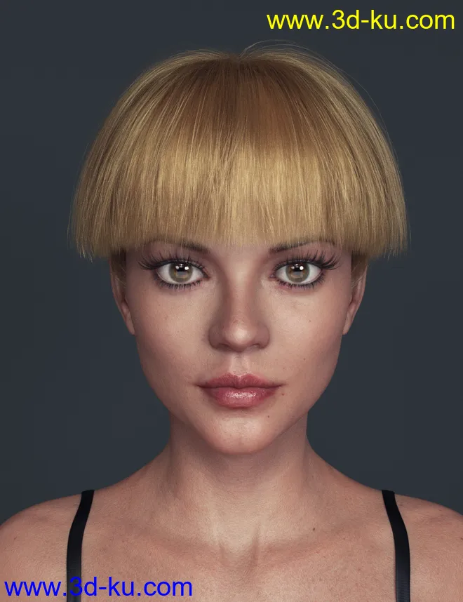 Ying Hair for Genesis 8 Female(s)模型的图片3