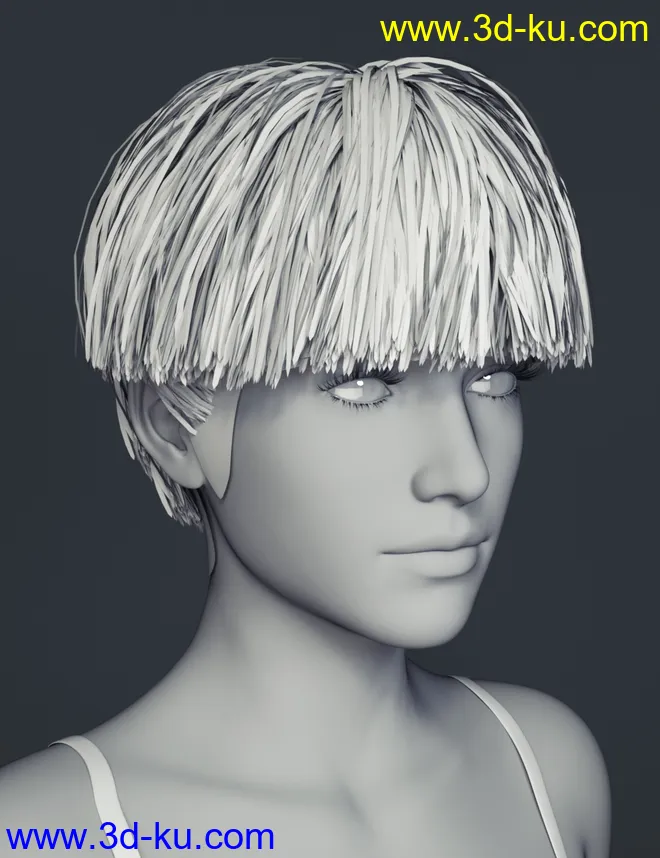 Ying Hair for Genesis 8 Female(s)模型的图片6