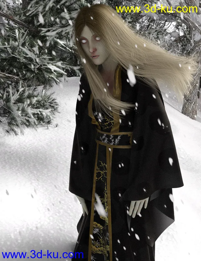 Yuki Onna for Genesis 8 Female模型的图片1