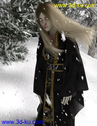 3D打印模型Yuki Onna for Genesis 8 Female的图片