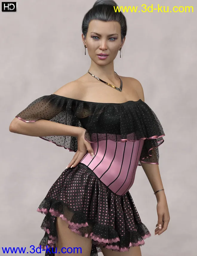 Yun HD for Genesis 8 Female模型的图片3