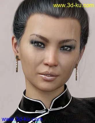 3D打印模型Yun HD for Genesis 8 Female的图片