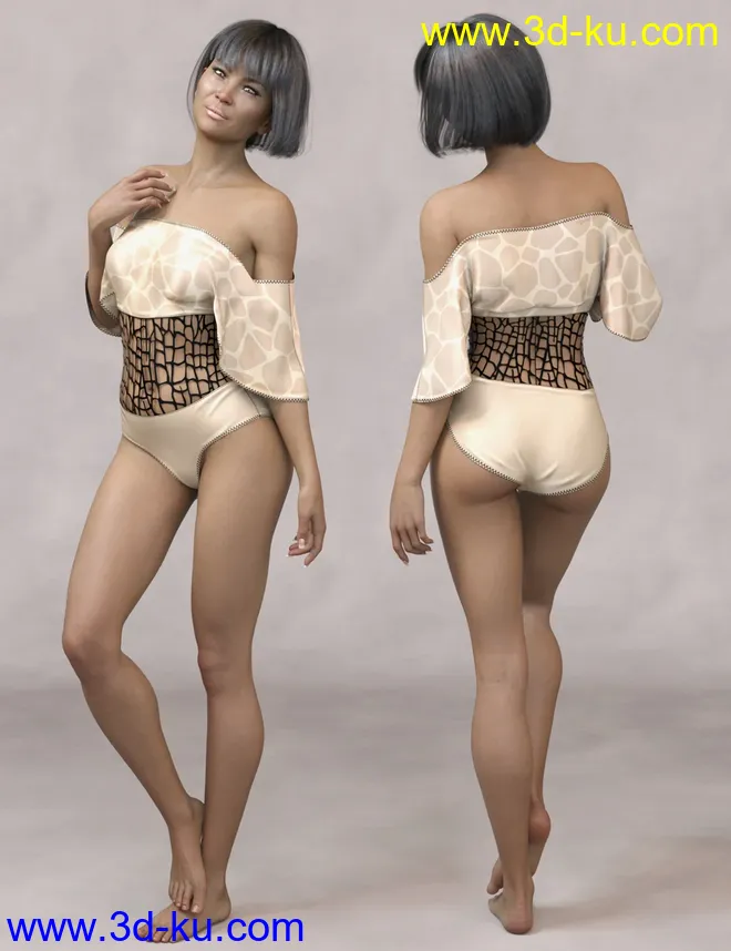 Yun HD for Genesis 8 Female模型的图片8