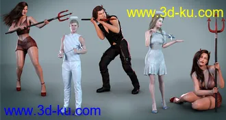 3D打印模型Z Angel and Devil Cosplay Props and Poses的图片