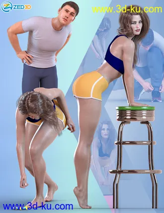 3D打印模型Z Bending Down Pose Partials Mega Set的图片