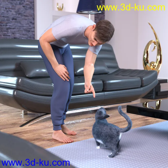 Z Bending Down Pose Partials Mega Set模型的图片2