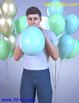 3D打印模型Z Cuteness Overload Props and Poses for Genesis 8的图片