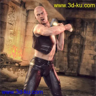 3D打印模型Z Fearless Warrior - Poses and Partials for Genesis 3 & 8 Male的图片