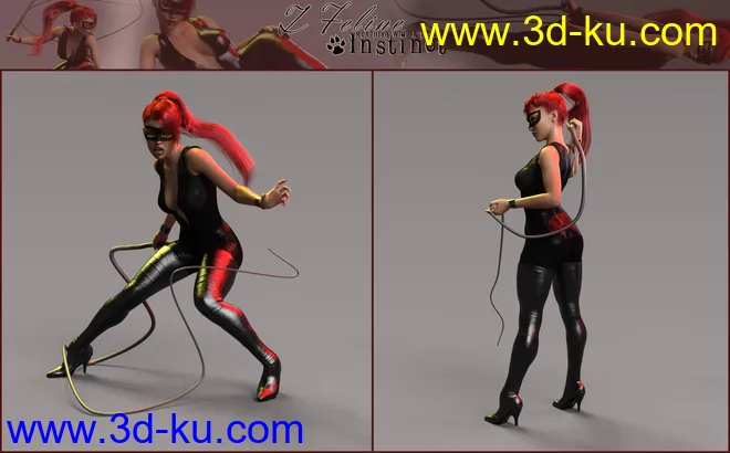 Z Feline Instinct Morphing Whip and Poses模型的图片5
