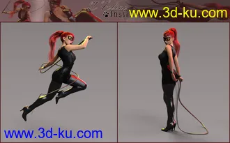 3D打印模型Z Feline Instinct Morphing Whip and Poses的图片