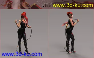 3D打印模型Z Feline Instinct Morphing Whip and Poses的图片